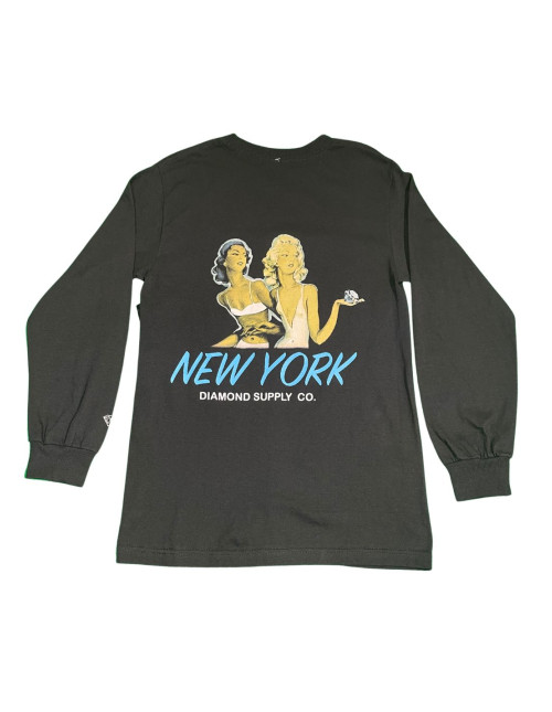 DIAMOND SUPPLY NEW YORK L/S TEE