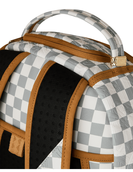 MOCHILA GRAFF EMBOSSED CREAM CHECK