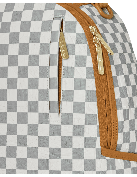 MOCHILA GRAFF EMBOSSED CREAM CHECK