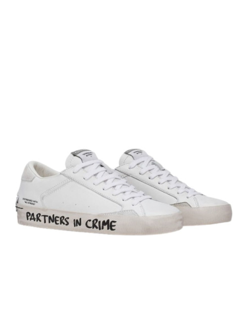 CRIME LONDON DISTRESSED WHITE-GRAFFITI