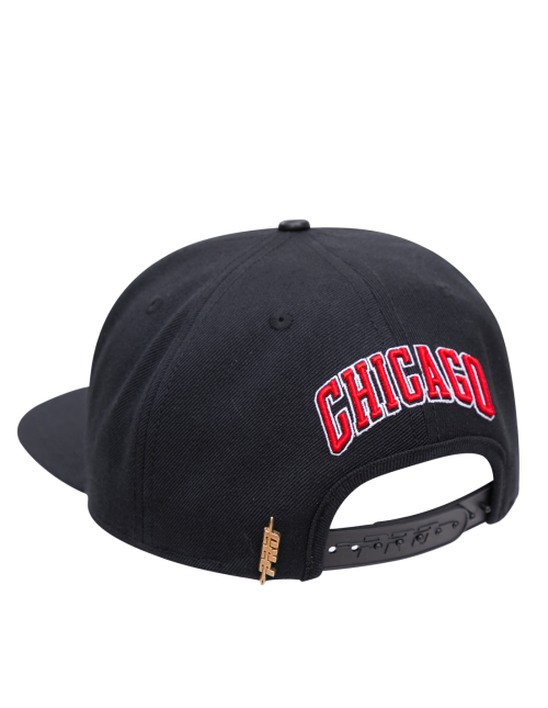 CAP CHICAGO BULLS LOGO BLACK