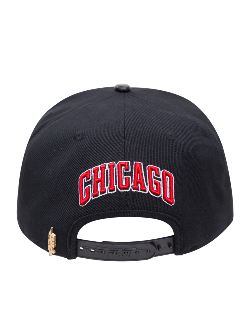 CAP CHICAGO BULLS LOGO BLACK