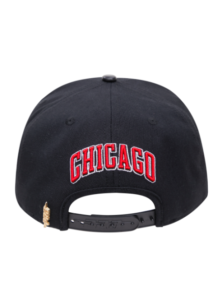 CAP CHICAGO BULLS LOGO BLACK