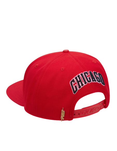 CAP CHICAGO BULLS LOGO RED