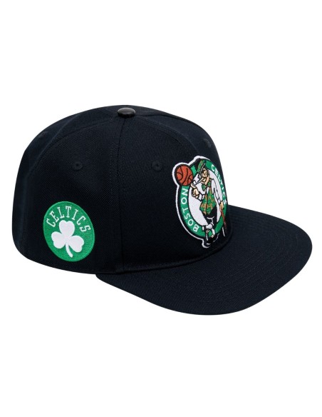CAP BOSTON CELTICS LOGO BLACK